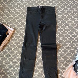 SET leather pants